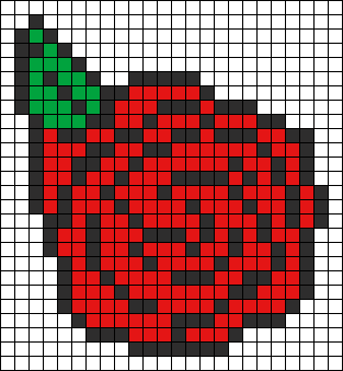 Розочка по клеткам