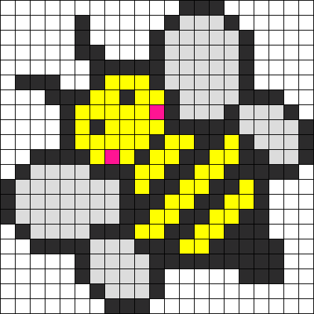 Пчела по клеточкам