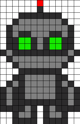 Рисунки по клеточкам в тетради лёгкие из майкрафта