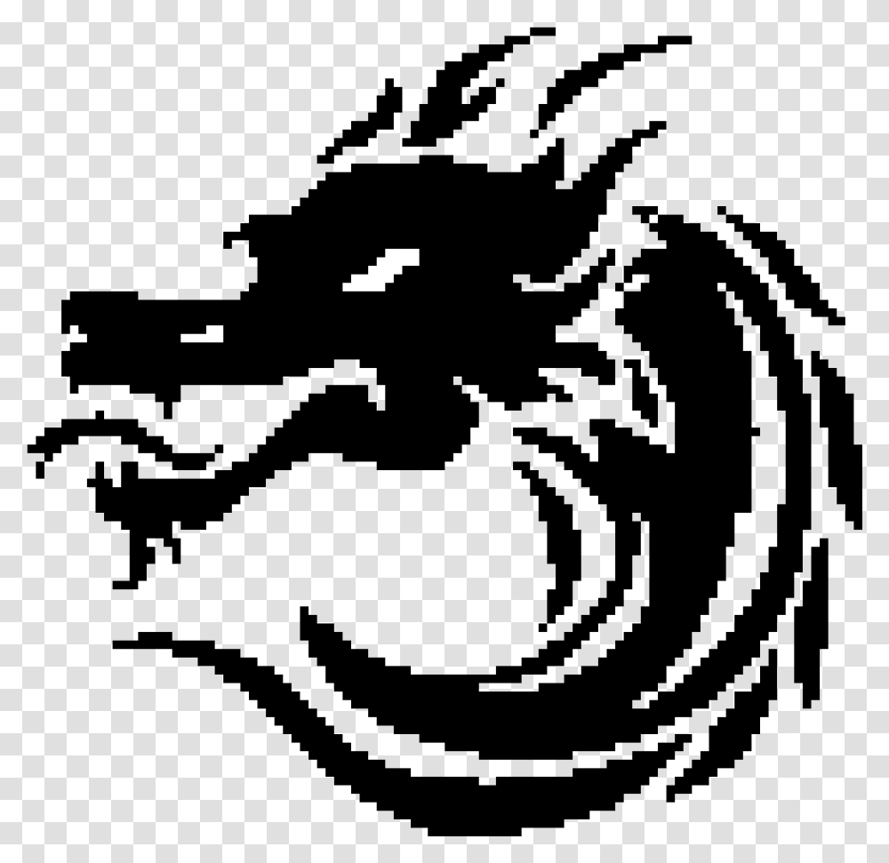 Пиксельный дракон