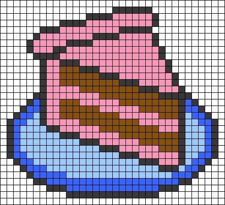 Рисование по клеточкам сладости