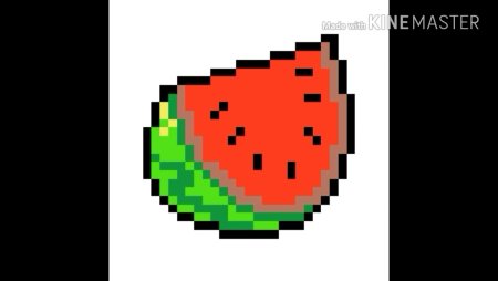 Арбуз по клеточкам