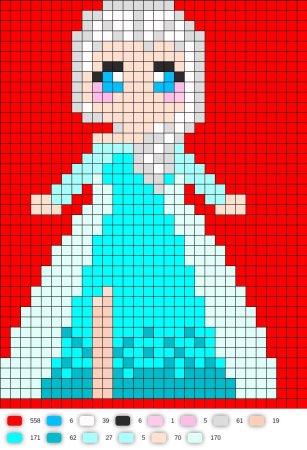 Схемы термомозайки Эльза