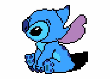 Рисование по пикселям Стич