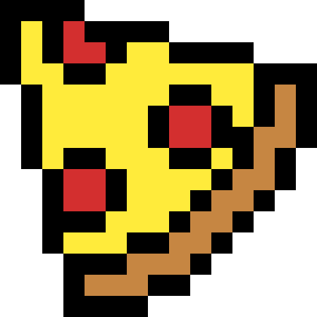 Картинки по клеточкам пицца