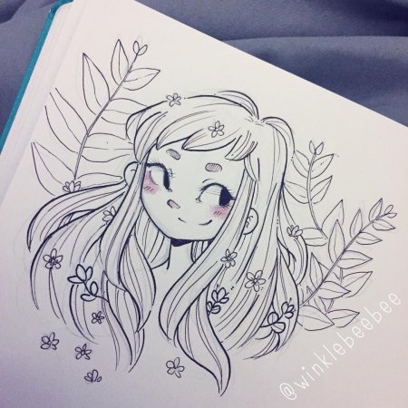 Идеи для скетчбука аниме