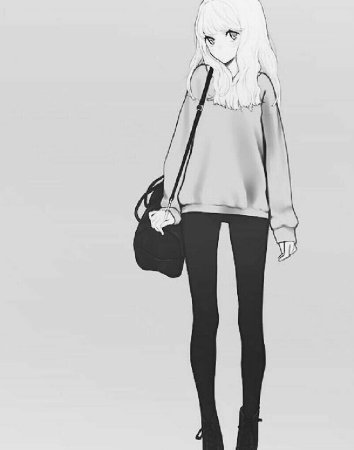 Аниме в полный рост для срисовки для начинающих