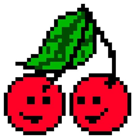 Еда по пикселям по клеточкам