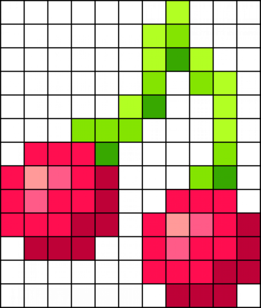 Вышивание крестиком Вишенка