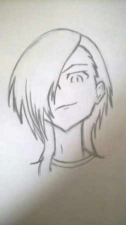 Поэтапное рисование аниме мальчика