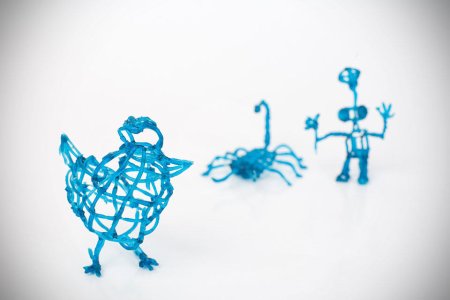 Котик 3д ручкой