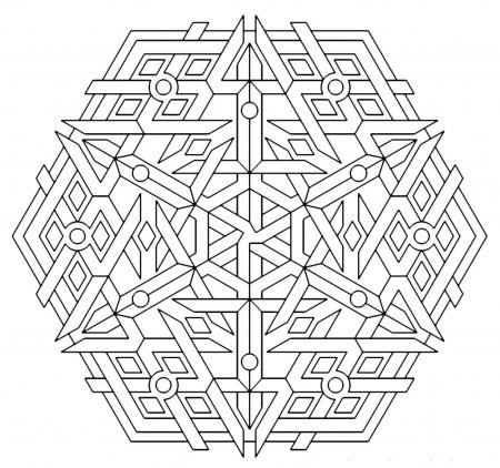 Мандала геометрический узор