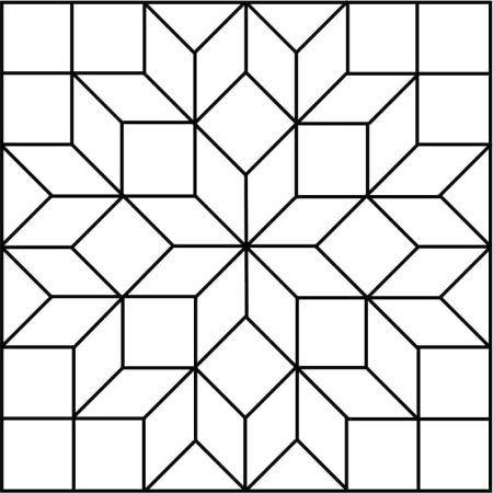 Орнамент из геометрических фигур