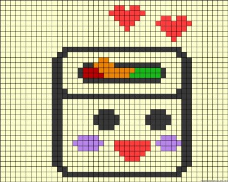 Схема для бисера роллы