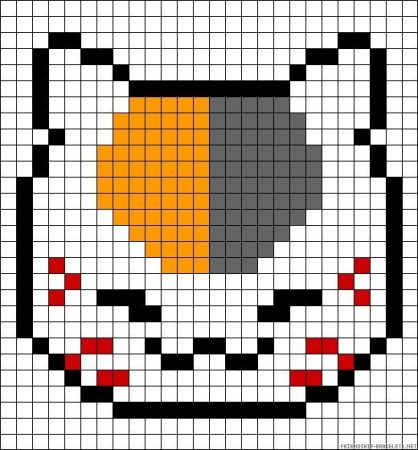 Рисование по клеткам еда