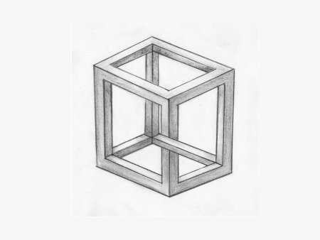 Простые оптические иллюзии на бумаге