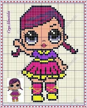 Рисунки по клеткам надписи красивые