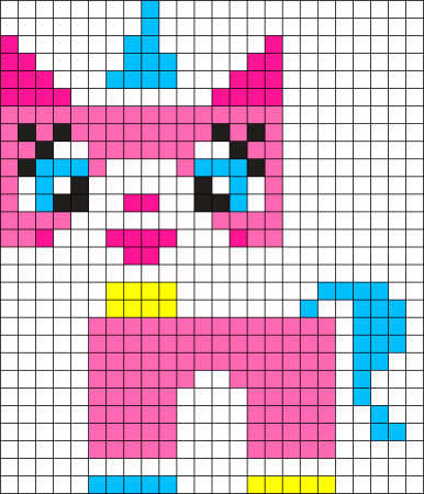 Рисунки по клеточкам девочки