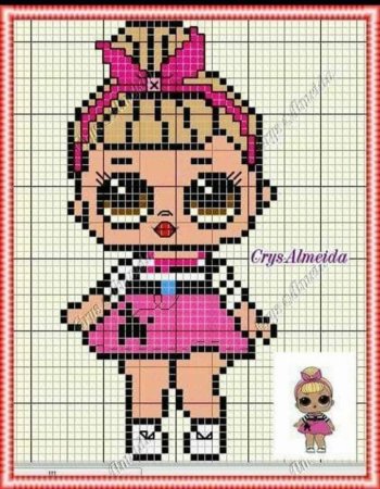 Винкс по клеточкам