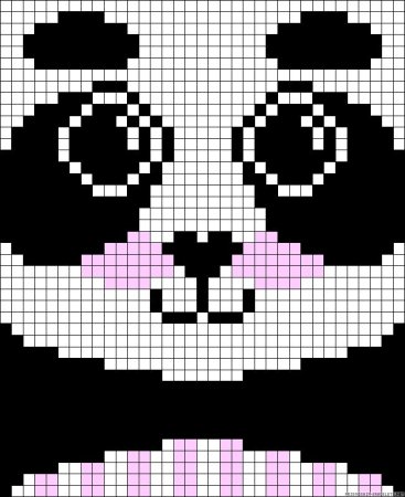 Панда по клеткам