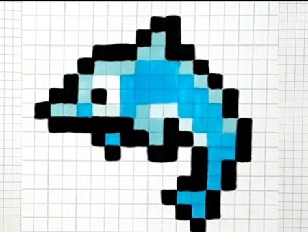 Пиксельная рыба
