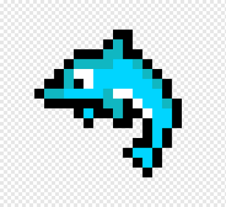 По клетками дельфина