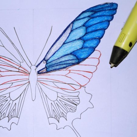 Красивые рисунки в тетради в клеточку