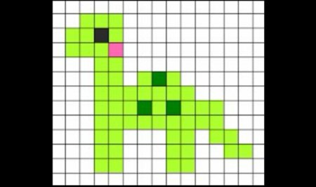 Рисунки по клеточкам маленькие