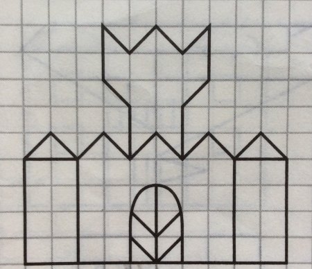 Узоры по клеточкам в тетради