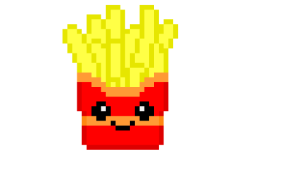 Пиксельная картошка фри