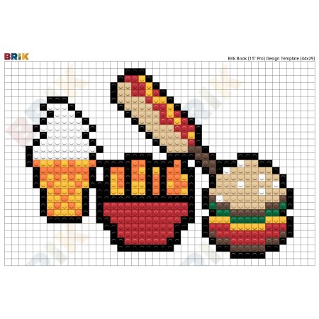 Рисунки по клеточкам эскимо