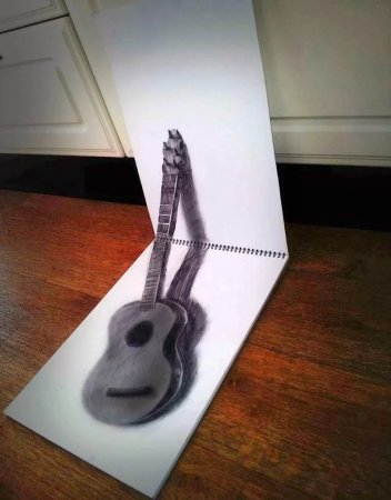 3д рисунки легкие