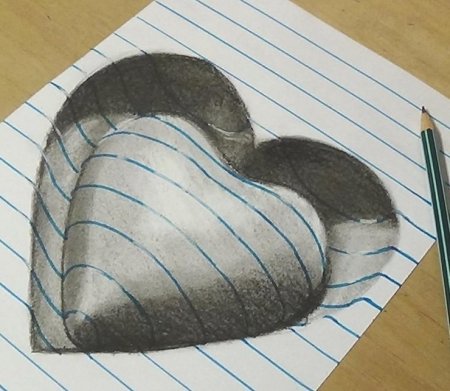 Иллюзии карандашом