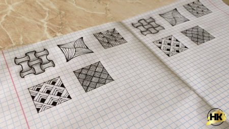 3д узоры по клеточкам