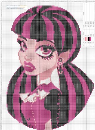 Вышивка Монстер Хай