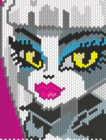 Дракулаура по клеткам