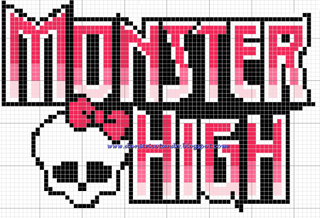 Вышивка крестиком Монстер Хай