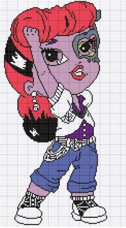 Эвер Афтер Хай вышивка крестиком схемы