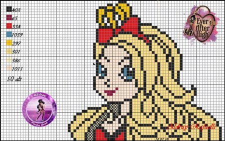 Вышивка Монстер Хай