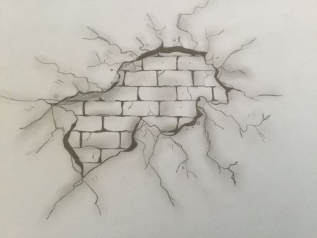 Рисунки на стену карандашом