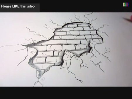 Рисунки на стену карандашом