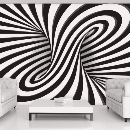 Трехмерный рисунок на стене