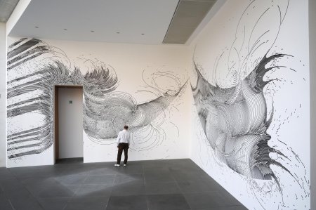 3д роспись стен в интерьере