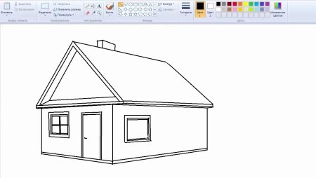 Дом в паинте