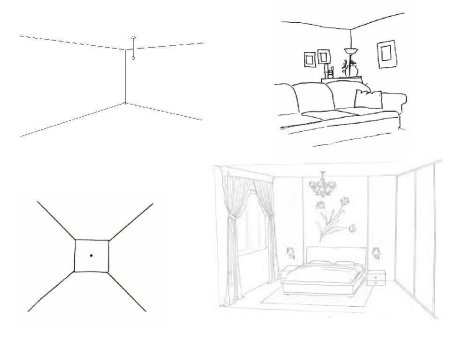 Рисование комнаты в перспективе
