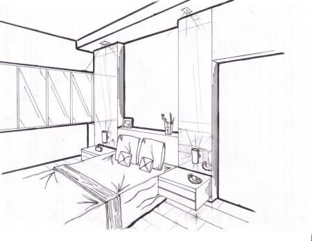 Нарисовать интерьер комнаты