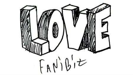 Объемные буквы карандашом