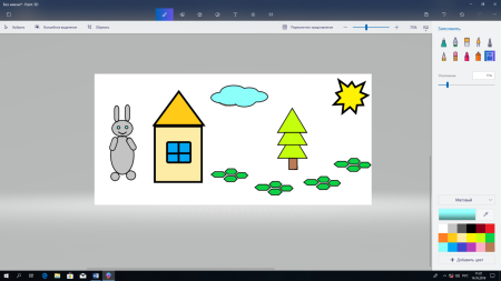 Рисунки в Paint