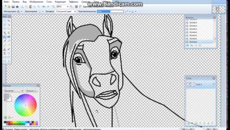 Идея рисунка в программе Paint