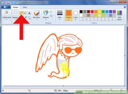 Несложные рисунки в паинте